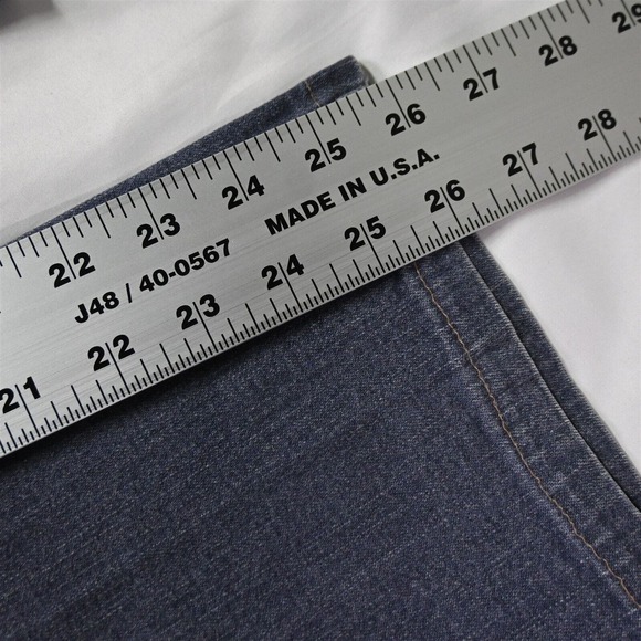 Gloria Vanderbilt 14 Short Amanda Classic Taper Gray Stretch Denim Womens Jeans - Picture 4 of 9